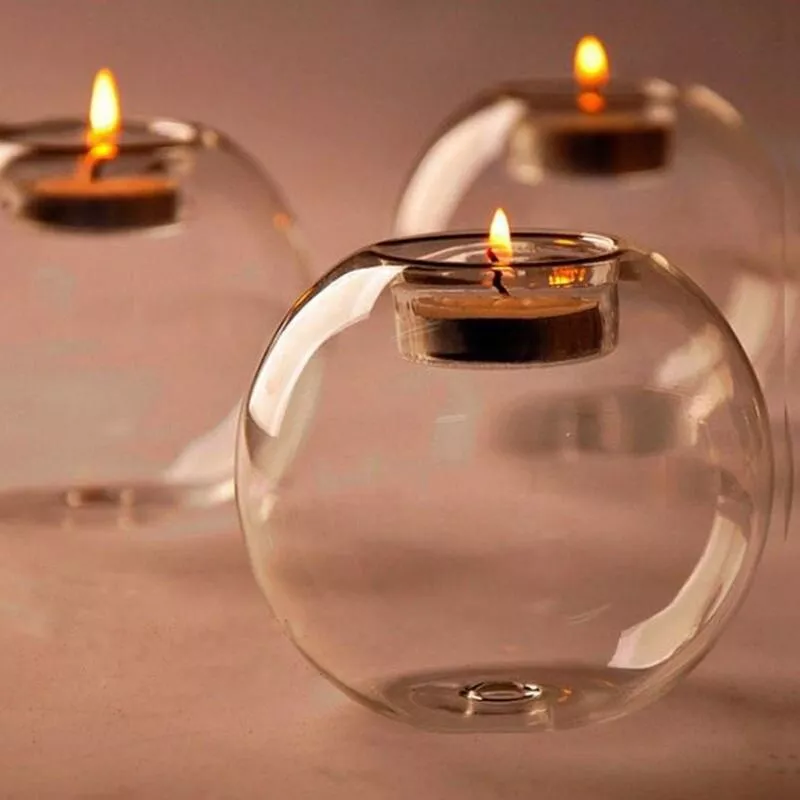 European Exquisite Round Hollow Glass Candle Holder Christmas Wedding Banquet Bar Party Wax Holder Home Decoration Ornaments European Exquisite Round Hollow Glass Candle Holder Christmas Wedding Banquet Bar Party Wax Holder Home Decoration Ornaments