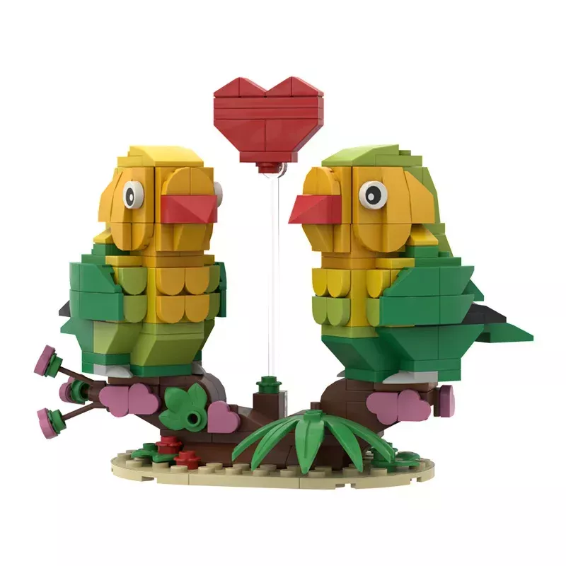 BZB-MOC-Parrot-Yuanyang-Duck-Valentine-s-Lovebirds-Toy-Building-Blocks-Kit-Heart-Box-Brick-Model (1)