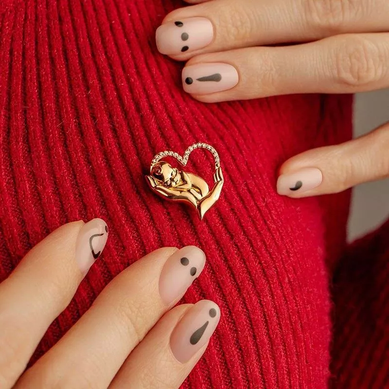 Hanreshe Obstetrics Baby Mother Love Brooch Pins Inlaid Crystal Silver Plated Lapel Badge Jewelry for Doctor Nurse Women Hanreshe Obstetrics Baby Mother Love Brooch Pins Inlaid Crystal Silver Plated Lapel Badge Jewelry for Doctor Nurse Women