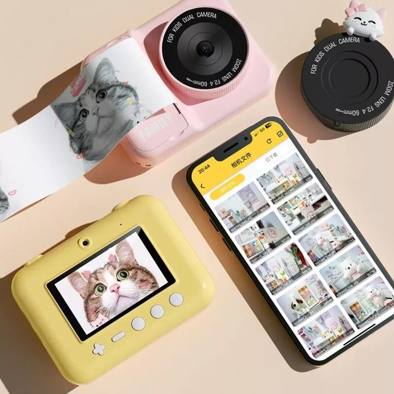 Kids Camera Instant Print 3.0 Inch Screen Mini Digital Camera Thermal Paper Instant Photo Printing Camera Children Birthday Gift Kids Camera Instant Print 3.0 Inch Screen Mini Digital Camera Thermal Paper Instant Photo Printing Camera Children Birthday Gift